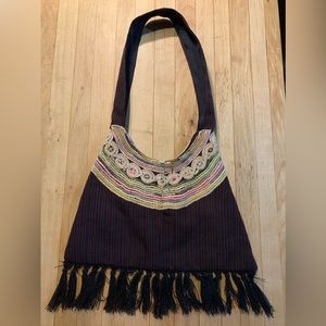 Luna Collection Cloth Purse Embroidered Top